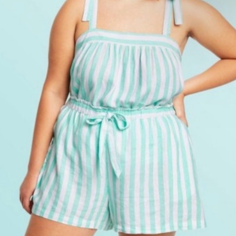 Stoney Clover Lane x Target Striped Tie Top